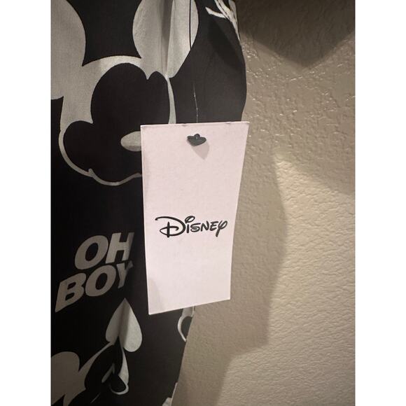 NWT Disney x Neff Mickey Mouse Oh Boy Button Down Collared Shirt L XL - Picture 4 of 6